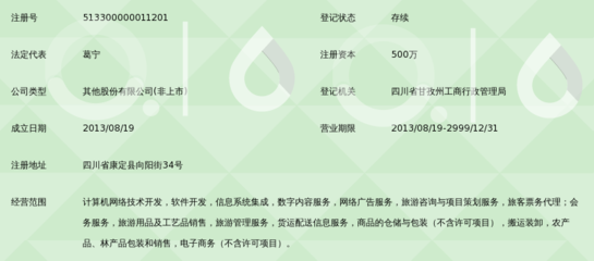 甘孜州康旅网络科技股份_360百科